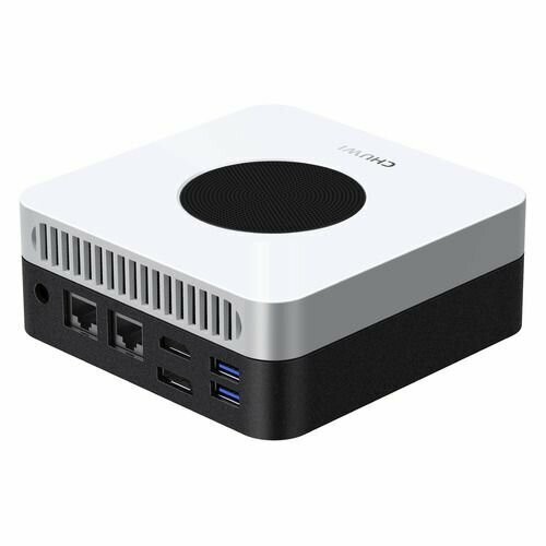 Мини ПК CHUWI LarkBox X Intel N100, LPDDR5 12ГБ, 512ГБ(SSD), Intel UHD Graphics, Windows 11 Professional, черный и белый