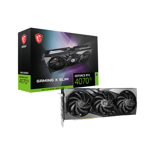 Видеокарта MSI GeForce RTX 4070 Ti GAMING X SLIM 12G RTL 11028700₽