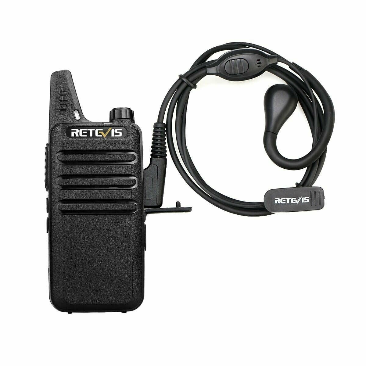 Гарнитура наушник Retevis EEK007 для рации, радиостанции Baofeng, Kenwood, Retevis, TYT, QYT, MYT, разъем Кенвуд 2 PIN — фото 2