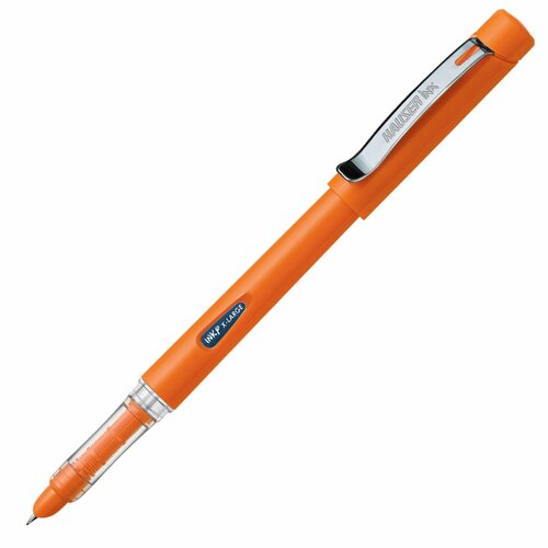 Ручка перьевая Hauser Neon, два картриджа, оранжевая (H6105-orange)