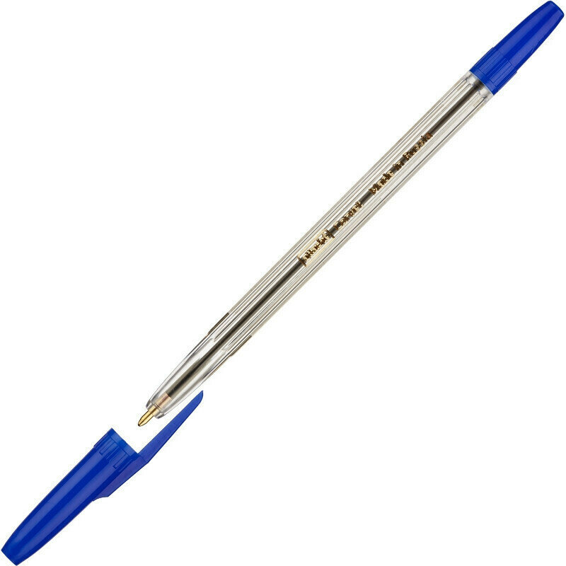 Ручка Ручка шариковая Attache Corvet синяя, 0,7мм - 12 шт