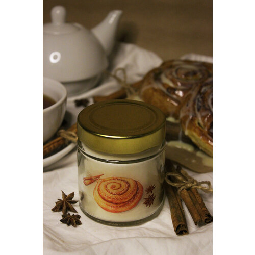 Свеча ароматическая с деревянным фитилем 