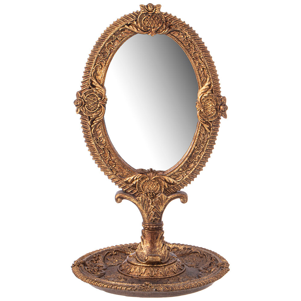 Зеркало настольное рококо , 15х15х26cm Lefard (176787)