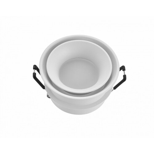 VEGA 3040WH Светильник встраиваемый, цвет белый, GU10 220V, D 80mm H 60mm