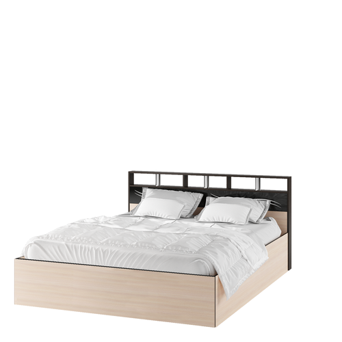 Эрика корпус кровати 14м венгедуб молочный 9670₽