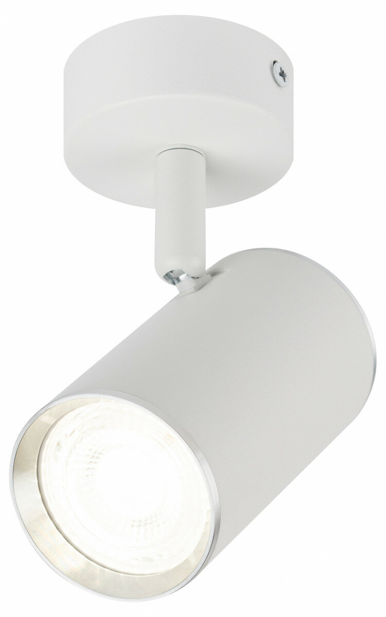 фото ЭРА Светильник настенно-потолочный спот ЭРА OL35 WH MR16 GU10 IP20 белый, хром