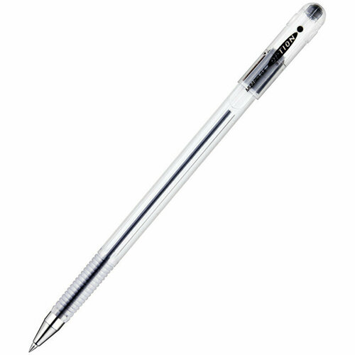 Ручка шариковая MunHwa Option черная, 0,5мм, штрих-код, 12 штук, 002094