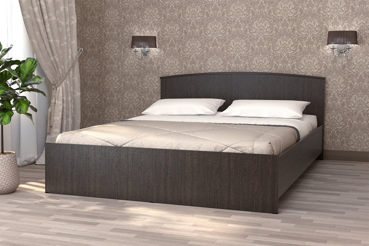 фото Кровать 160x200 Кэт-7 арт.032 Венге