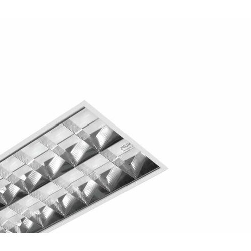 АСТЗ Светильник ЛВО10-2х18-011 Rastr, V-обр. зерк. растр, ЭПРА А3, cosф=0,96, IP20