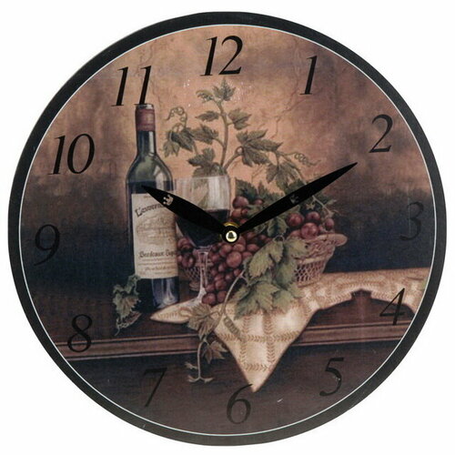 Koopman Настенные часы Nature morte au Vin 28 см Y36100060