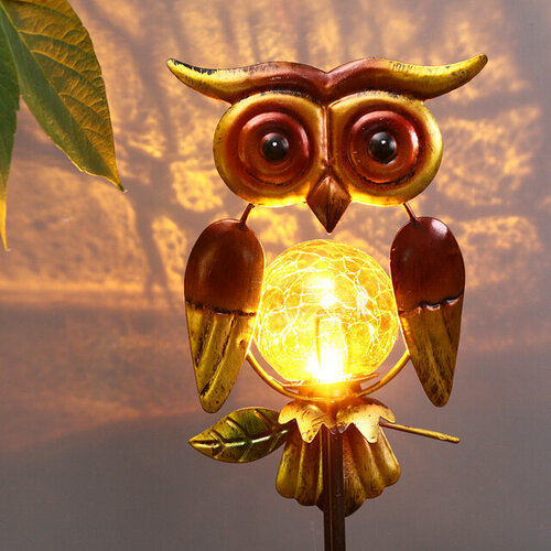 Koopman Садовый светильник на солнечной батарее Solar Owl 54 см, IP44, бежевый 512000700