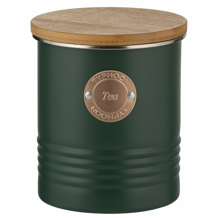 фото Банка для чая Living, 1 л, зеленая