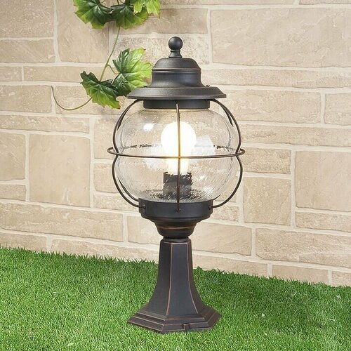 Уличный светильник Elektrostandard Regul S черная медь