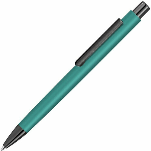 Металлическая шариковая ручка soft touch UMA Ellipse gum, бирюзовый роскошная металлическая поворотная шариковая ручка с металлическим покрытием деловой подарок масляная ручка милые канцелярские принадл
