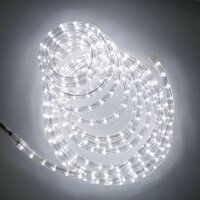 Влагостойкий светодиодный дюралайт Белый LED Rope Light 10m