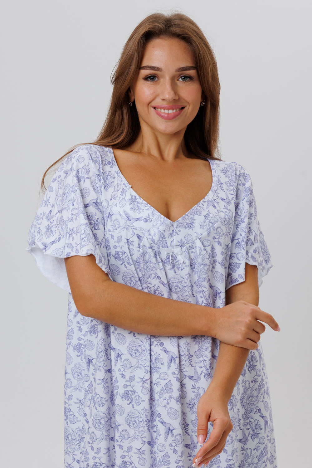 Женская ночная сорочка MAX Modellini 1095/5, р.60 - фотография № 4