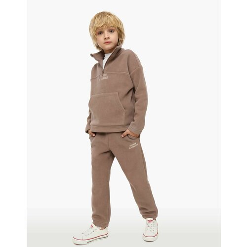 фото Брюки gloria jeans, размер 6-7л/122 (31), коричневый