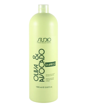 Шампунь увлажняющий для волос с маслами авокадо и оливы Kapous Professional Studio Olive and Avocado 1000 мл