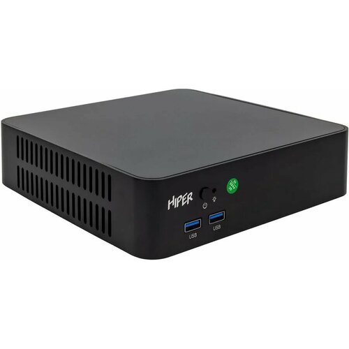 Неттоп HIPER AS8 (I5124R16N5WPB) системный блок oldi computers home 300 0793346 intel core i5 10400 16 гб ssd 512 гб intel uhd graphics 630 600 вт windows 10 professional