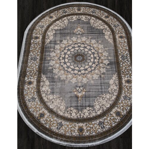 Ковер DALMA - Овал Многоцветный, Классический, Ковер на пол, в гостиную, спальню, в ассортименте, Турция, Бельгия, Иран (80 см. на 150 см.)