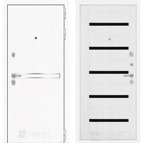 Входная дверь Labirint Лайн WHITE 01 Белое дерево 960x2050, открывание левое входная дверь labirint лайн white 01 сандал белый 960x2050 открывание левое