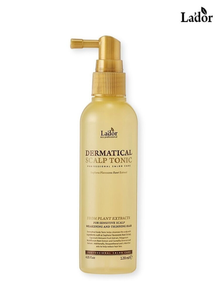Тоник для кожи головы против выпадения волос La'dor Dermatical Scalp Tonic 120мл - фото №2