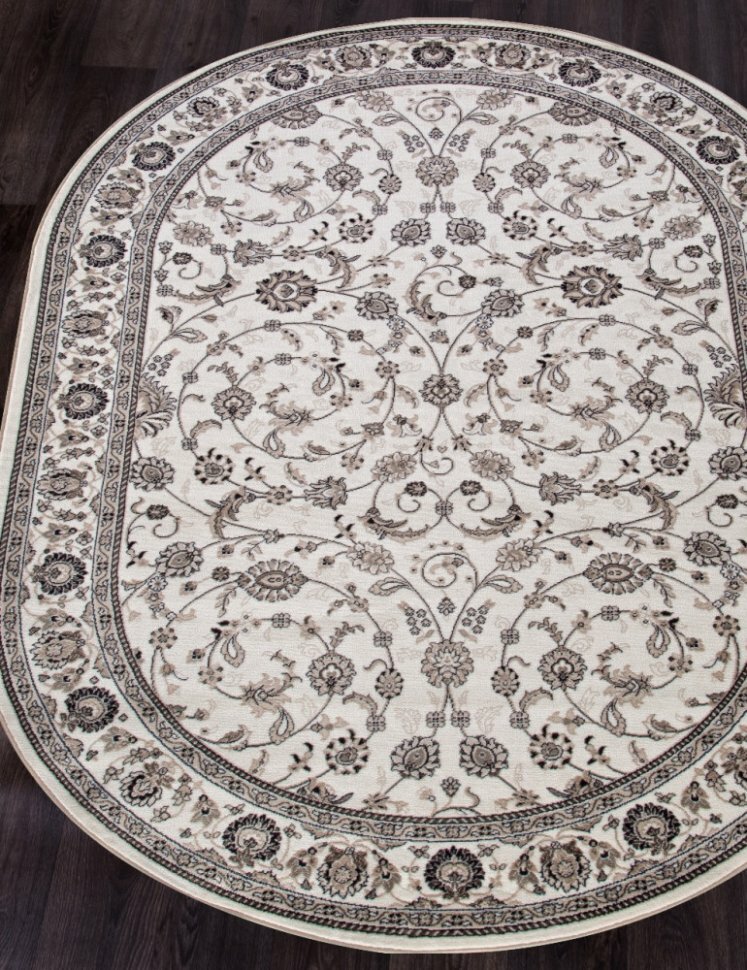 Ковер Valencia Delux d251 - CREAM-BROWN - Овал (2 х 3 м)