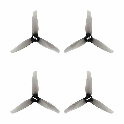 Пропеллеры Gemfan 3016 3-лопастные Серый Вал 1,5 мм 2CW+2CCW eboyu 3 blade 3 leaf upgrade propellers