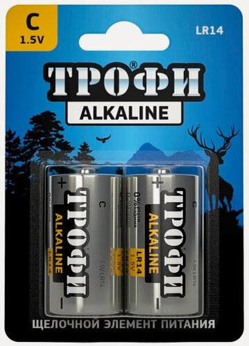 Изображение товара Батарейка LR14 (трофи) (2шт)