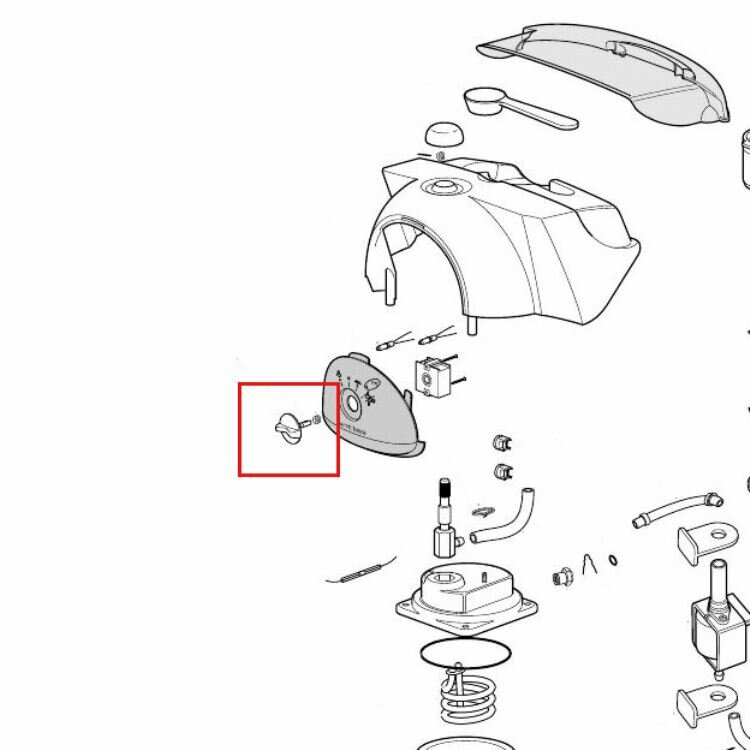 Переключатель кофеварки DeLonghi 5532107500 (5532107500) - фотография № 2