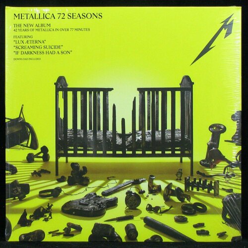 Виниловая пластинка Blackened Metallica – 72 Seasons (2LP) metallica 72 seasons 2lp gatefold violet lp
