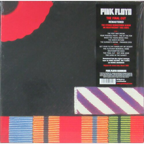 Pink Floyd Виниловая пластинка Pink Floyd Final Cut pink floyd the final cut lp пакеты внешние 5 мягкие 10 шт набор