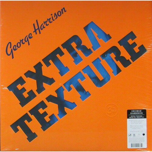 Harrison George Виниловая пластинка Harrison George Extra Texture виниловая пластинка harrison george gone troppo