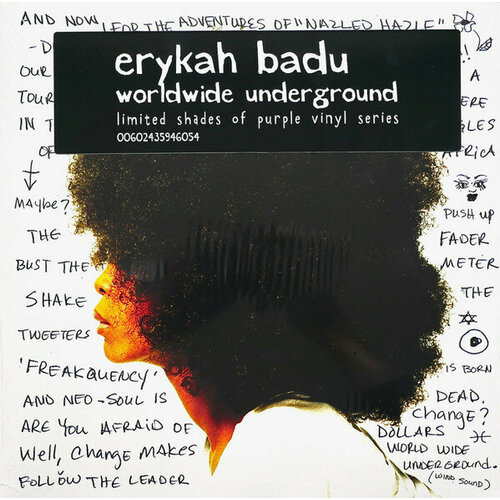 Badu Erykah Виниловая пластинка Badu Erykah World Wide Underground виниловая пластинка puff daddy