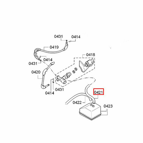 Шланг кофемашины Bosch TE5, TES5. (653098)