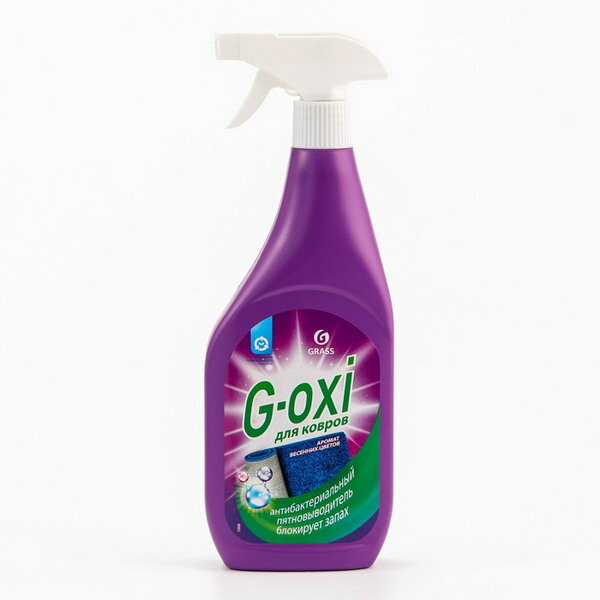 Спрей пятновыводитель для ковров G-oxi антибактериальный эффект аромат весенних цветов 600 мл