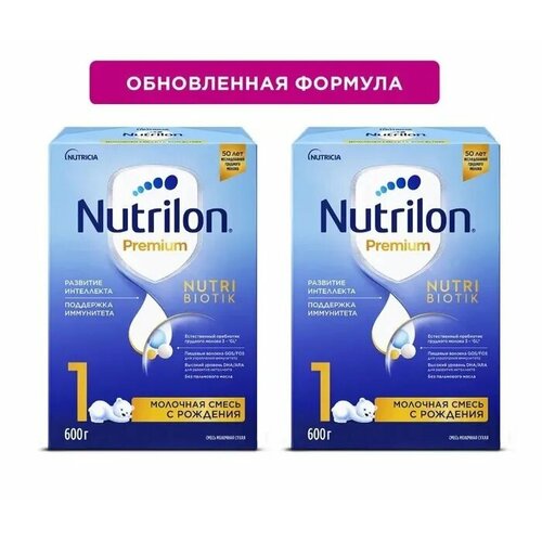 Смесь молочная Nutrilon Premium 1 с рождения 600 г 2 шт смесь молочная nutrilon premium 2 с 6 месяцев 600 г 3 шт