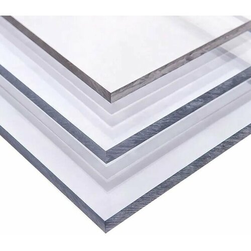 Поликарбонат монолитный прозрачный 2050х3050х8мм / Поликарбонат монолитный прозрачный 3050х2050х8мм (6,25 кв. м.)