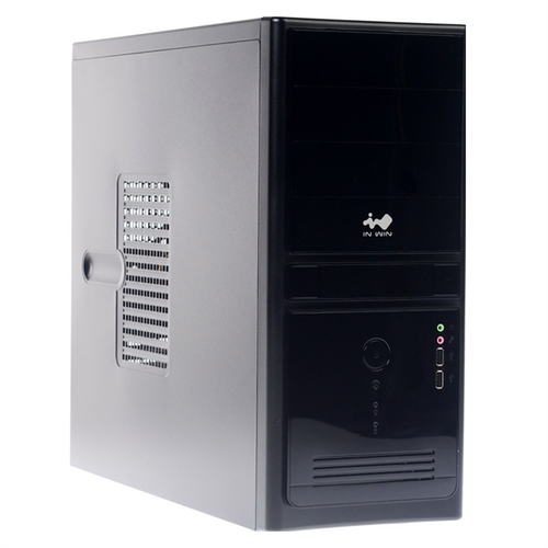 Корпус Midi Tower InWin EC021 Black 600W RB-S600BQ3-3 U3.0*2+A(HD) ATX (6190356) блок питания inwin rb s600bq3 3 h 6104207 600w