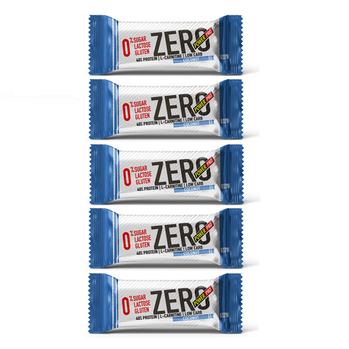 фото Power pro протеиновый батончик 40% zero 5 шт 50 гр (power pro) кокос