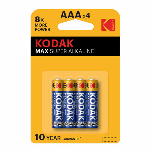 Батарейка AAA LR03 (Kodak) (4шт.) MAX SUPER