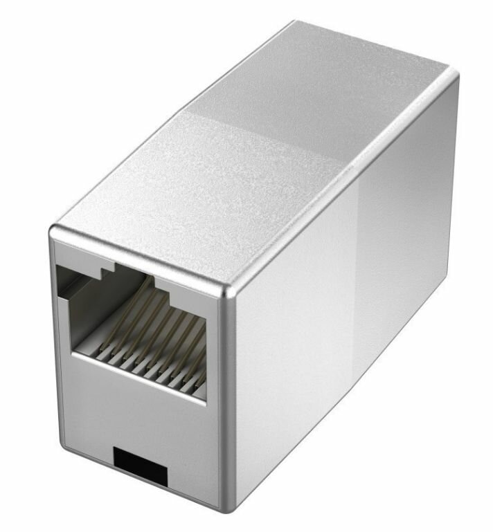 фото Адаптер Hama H-200326 серебристый RJ-45 (f)-RJ-45 (f)