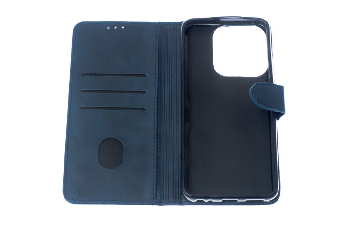Чехол-книжка для Infinix Smart 7 BUSINESS PLUS синий — фото 4