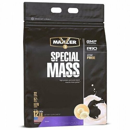 Maxler Special Mass Gainer 5450 гр. 12lb (Maxler) Ванильное мороженое