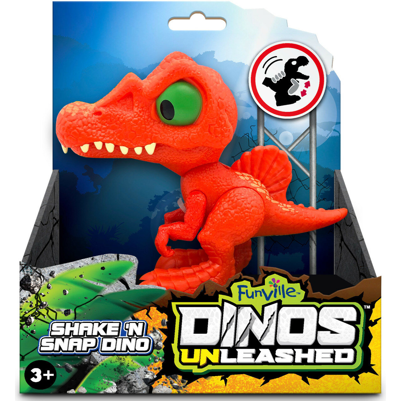 Игрушка Funville Dinos Unleashed - Shake 'n Snap Dino - Spinsaurus