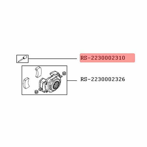 Малое колесо к роботам-пылесосам Tefal RG77. и RG78. (RS-2230002310)