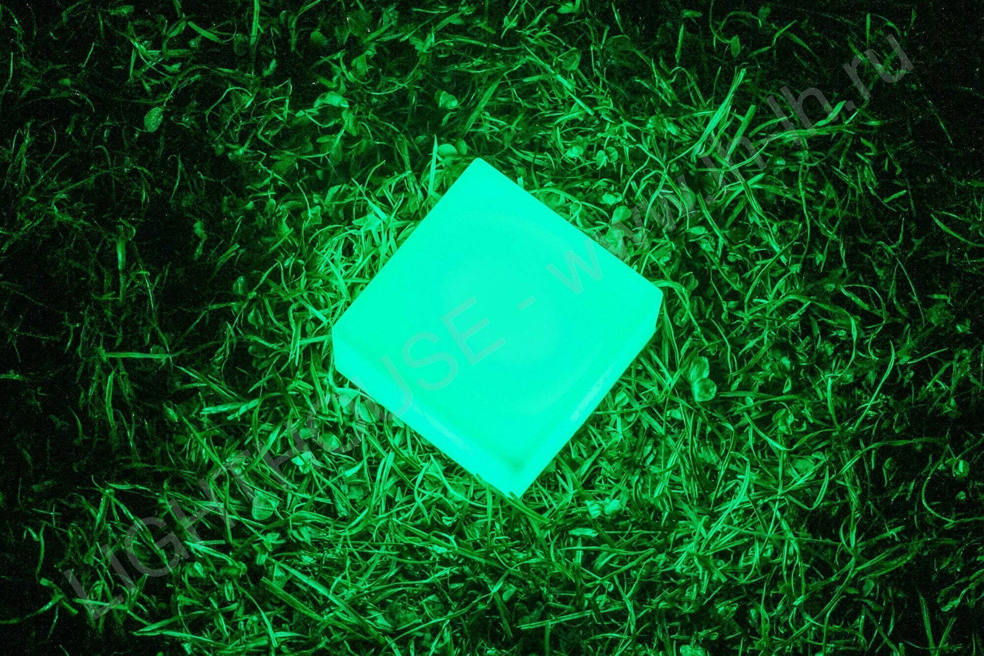 Светящаяся тротуарная плитка (LED брусчатка) Квадрат RGB (10*10 см)