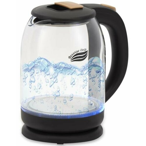 Чайник электрический Великие реки Нева-6 1500 Вт чёрный 18 л стекло 147700₽