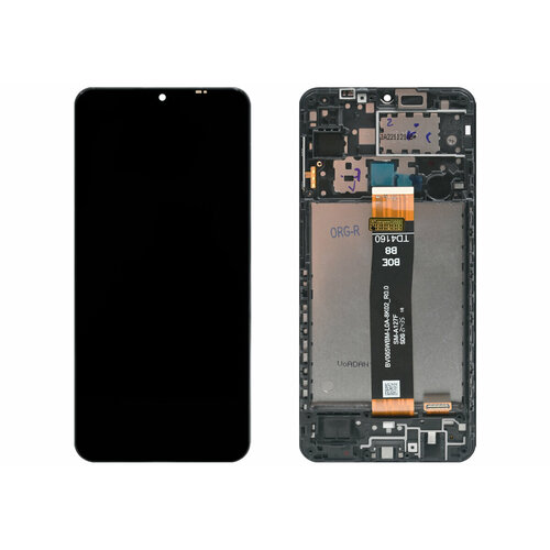 Дисплейный модуль с тачскрином для Samsung Galaxy A12s (A127F) (черный) LCD