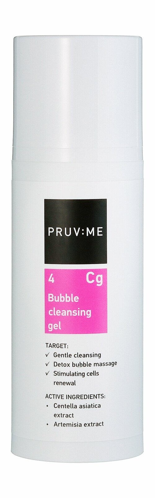 Пузырьковый гель для умывания Pruv: Me Cg 4 Bubble Cleansing Gel